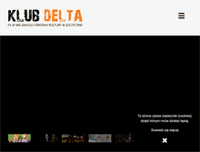 Tablet Screenshot of klubdelta.pl